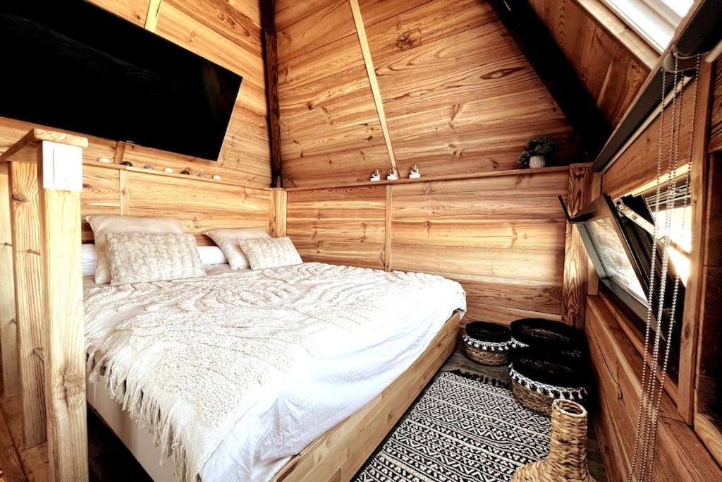 Chalet Et Jaccuzy Sur La Plage Biscarrosse Exterior foto