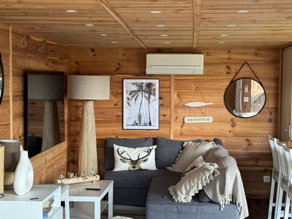 Chalet Et Jaccuzy Sur La Plage Biscarrosse Exterior foto